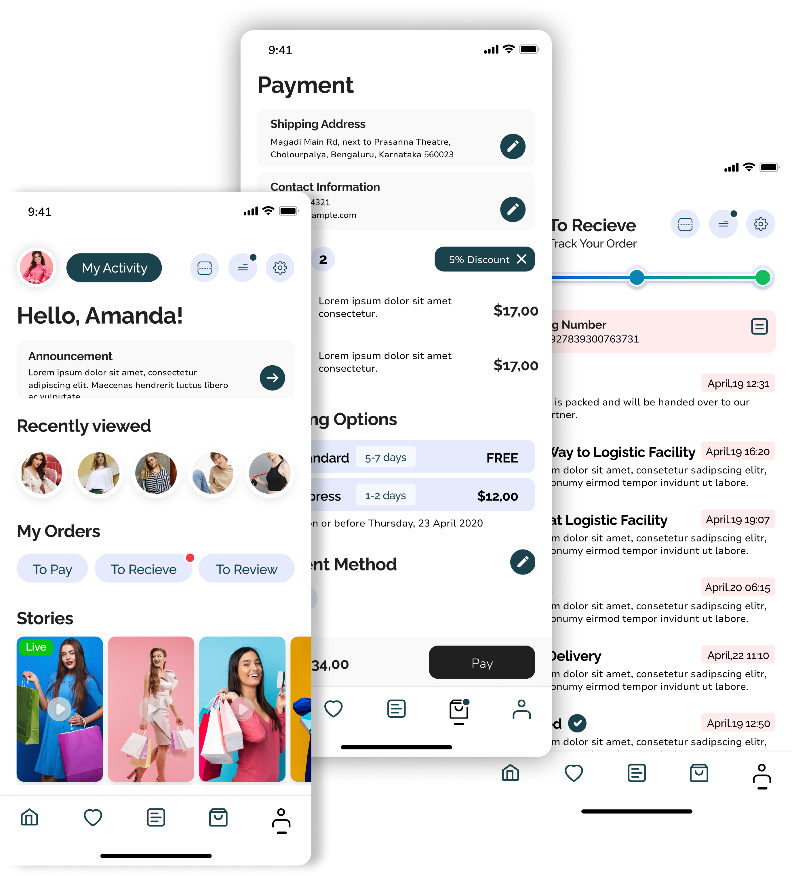 App mockup showcase